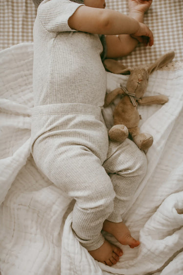 Jamie Kay Organic Essential Leggings, Oatmeal Melange
